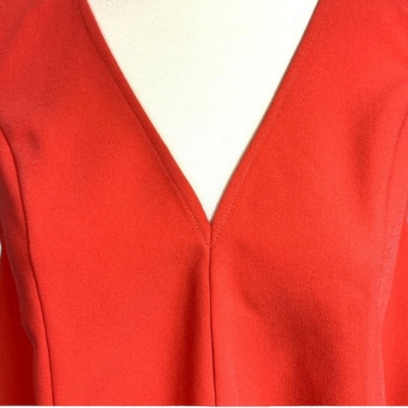 Free People Women Andrea Tie-back Tank Top Sz SM Holiday Red Vneck Sleeveless - Picture 5 of 16